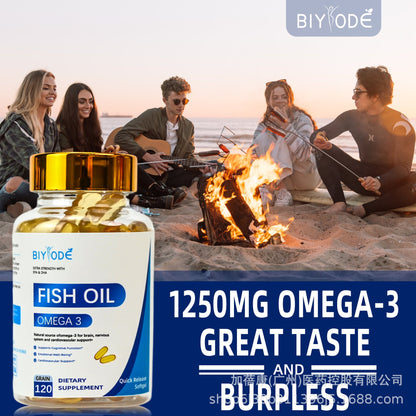 Fish oil softgels deep sea fish oil vitamin e